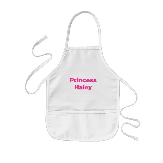 Personalised Kid's Aprons Add your name or message (Front)