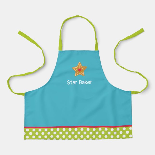 Personalised Kids Baking Apron (Front)