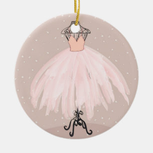 Personalised Kids Ballet Tutu Christmas Ornament