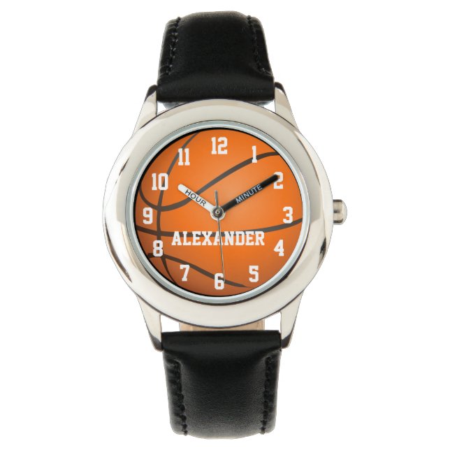 Personalised Kids Basketball Watch (Front)