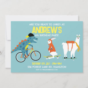 Personalised Kids Birthday Party Invitation