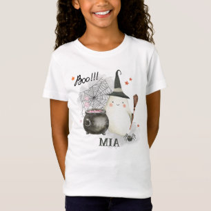 Personalised Kids Boo Halloween T shirt
