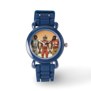Personalised Kids Boys Baseball Watch