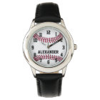Personalised Kids Boys Baseball Watch
