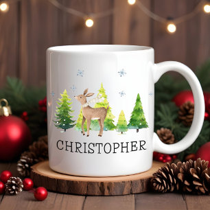 Personalised Kids Christmas Cute Hot Coco Mug