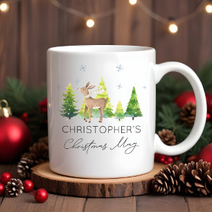 Personalised Kids Christmas Cute Hot Coco Mug