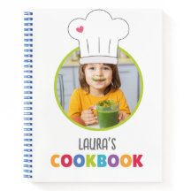Personalised Kids Cookbook (Your Photo) 