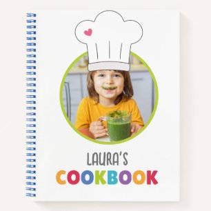 Personalised Kids Cookbook (Your Photo) Notebook