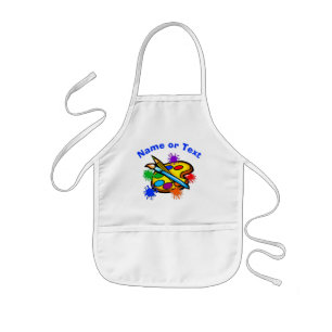 Personalised Kids Craft Apron for Boys and Girls