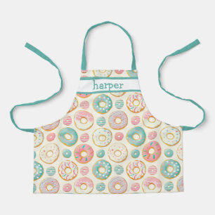 Personalised Kids Doughnut Apron