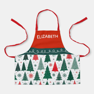Personalised Kids Festive Christmas Baking  Apron