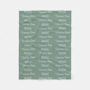 Personalised Kids Fleece Blanket