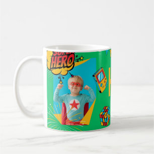 "Personalised Kids Mug – Superhero Name Design