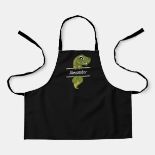 Personalised Kids Name Dinosaur Boys Apron