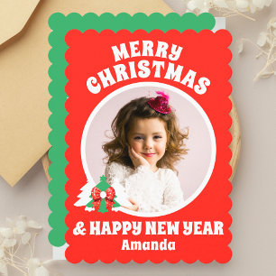 Personalised Kid's Photo Christmas Holiday Card
