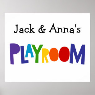 Personalised Kids Playroom Wall Art