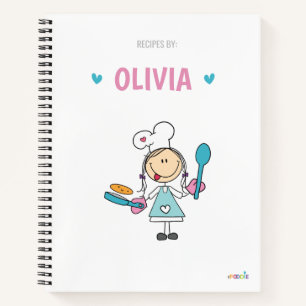 Personalised kids recipe book