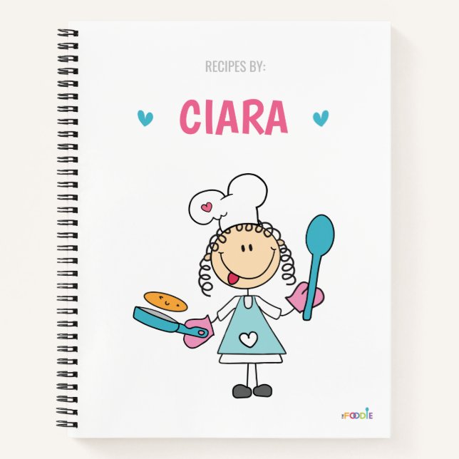 Personalised kids recipe book (Front)