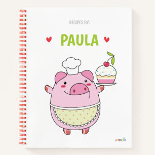 Personalised kids recipe book