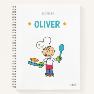 Personalised kids recipe book
