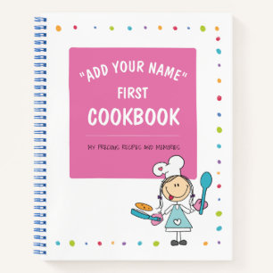 Personalised kids recipe book