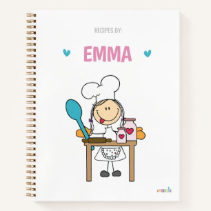 Personalised kids recipe book