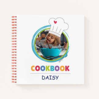 Personalised Kids Recipe Book (Your Photo)