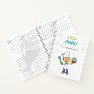 Personalised Kids Recipe Notebook