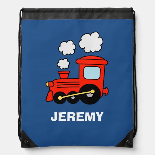 personalised kids drawstring bag