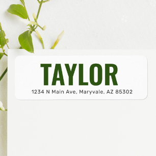 Personalised Kids Return Address Labels