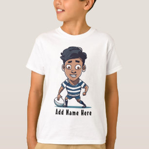Personalised Kid's Rugby T-Shirt