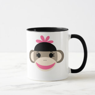 Personalised Kids Sock Monkey Mug