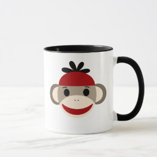 Personalised Kids Sock Monkey Mug