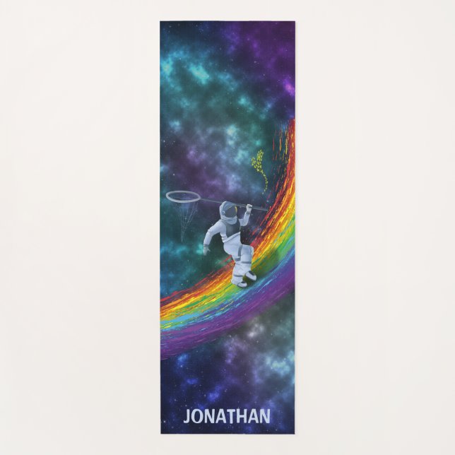 Personalised Kids Space Yoga Mat  (Front)