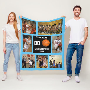 Personalised Kids Sport Room Fleece Blanket