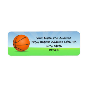 Personalised Kid's Sports Basketball Sunny Day