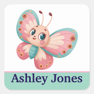 Personalised kids stickers colourful