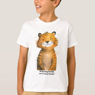 Personalised Kids tiger t-shirt