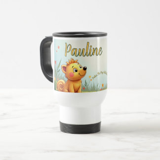 personalised kids travel mug   