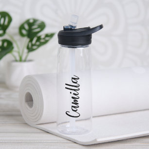 Personalised Kids Water Bottle – Custom Name – Gif