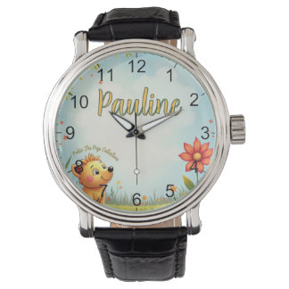 personalised kids wrist watch - customised name