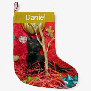 Personalised - Kimba's Cute Cat Christmas Stocking