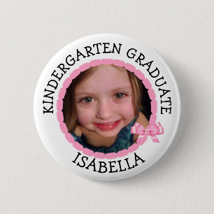 Personalised Kindergarten Graduate Photo Button