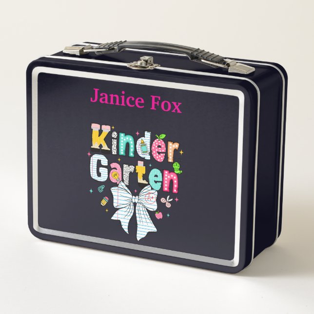 Personalised Kindergarten Lunch Box (Front)