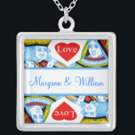 Personalised King Queen Hearts Love Jewellery<br><div class="desc">Personalised King Queen Hearts Love Jewellery</div>