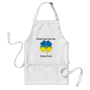 Personalised Kiss Me I'm Ukrainian Apron
