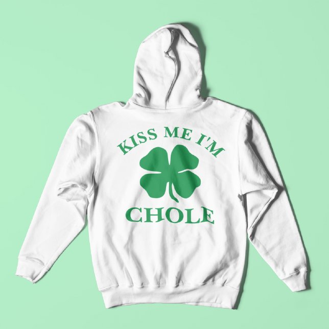 Personalised Kiss Me St. Patrick's Day Hoodie (Creator Uploaded)