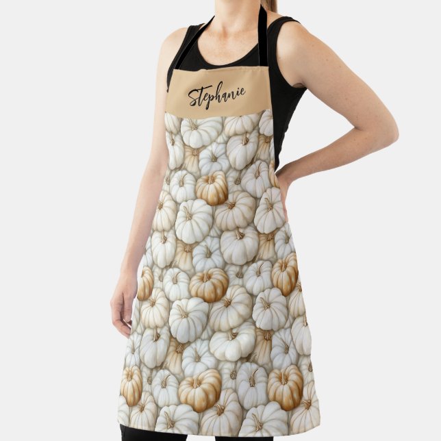 Personalised Kitchen Apron Pumpkins (Insitu)
