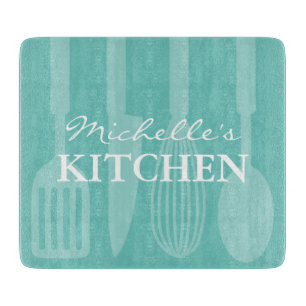 Personalised kitchen cooking utensil cutting board