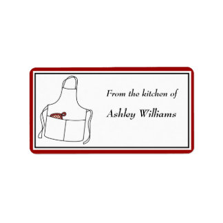 Personalised Kitchen Labels - medium size